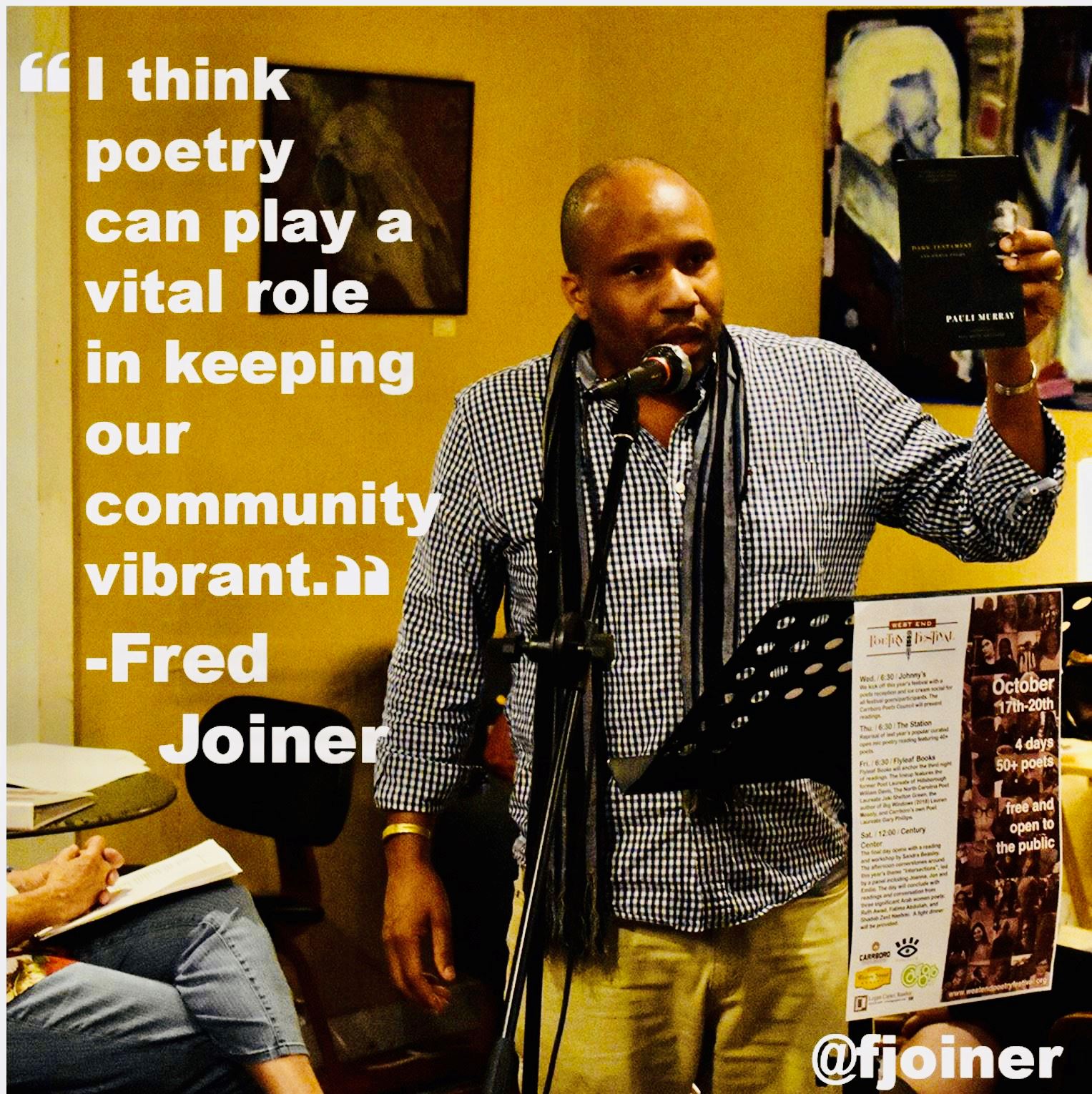 West End Poetry Fred Joiner