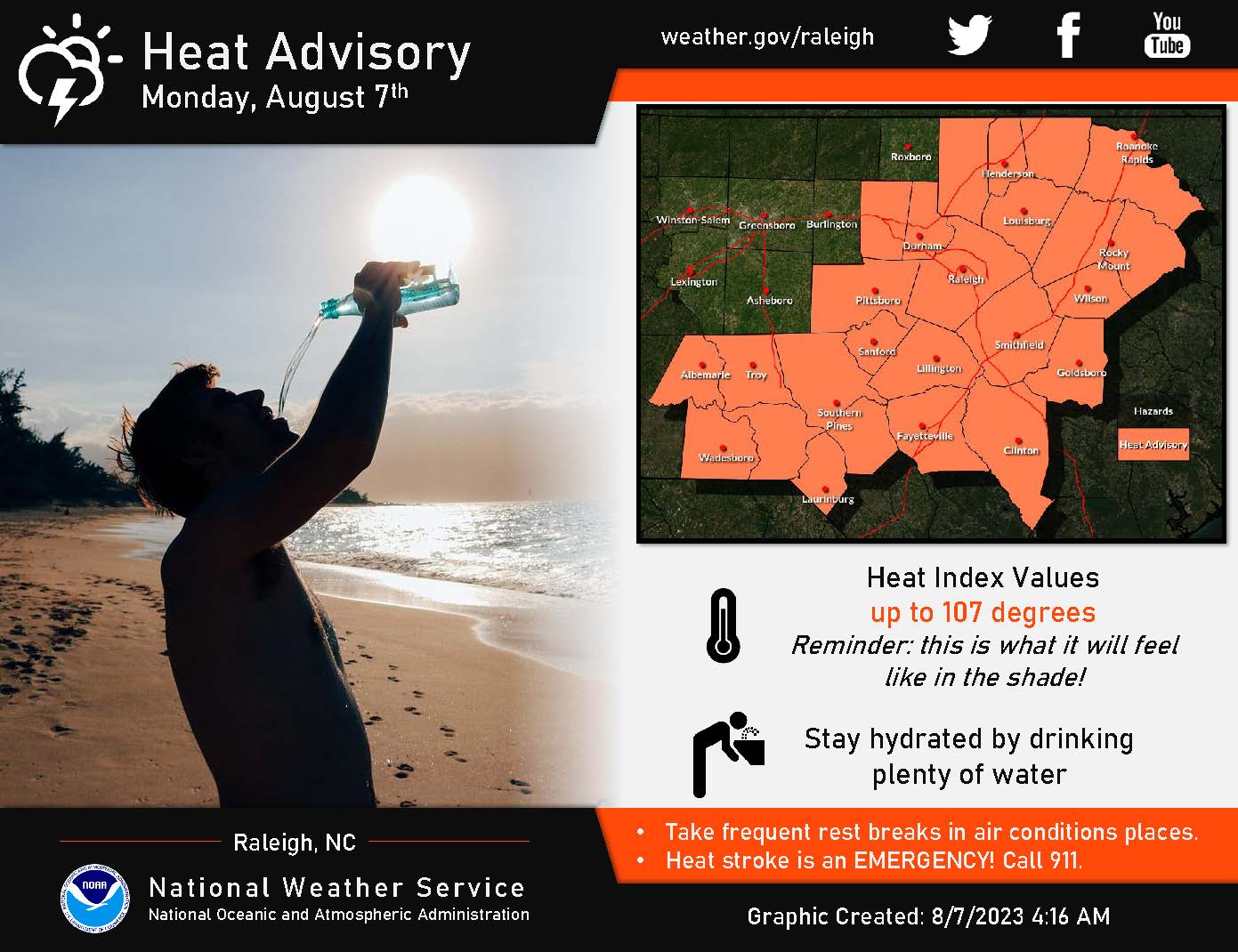 Heat Advisory NWS